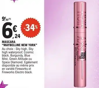 E.Leclerc Mascara maybelline new york offre