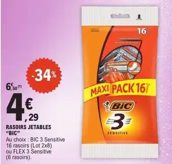 E.Leclerc Rasoirs jetables bic offre