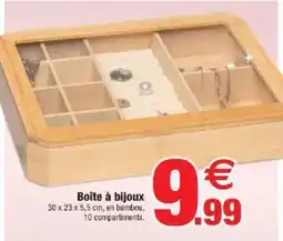 Bazarland Boîte à bijoux offre