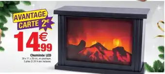 Bazarland Cheminée LED offre