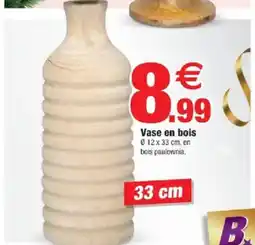 Bazarland Vase en bois offre