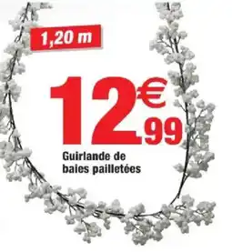 Bazarland Guirlande de baies pailletées offre