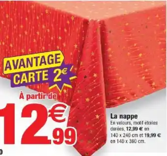 Bazarland La nappe offre