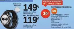 E.Leclerc Montre connectée watch s4 offre