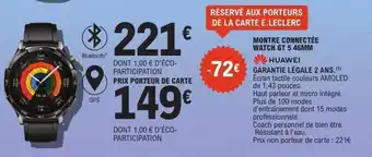 Montre connectée watch gt 5 46mm