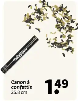 Wibra Canon à confettis offre