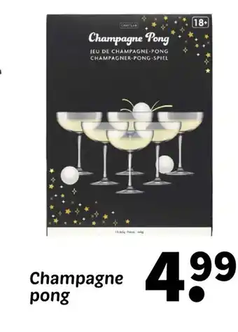 Wibra Champagne pong offre