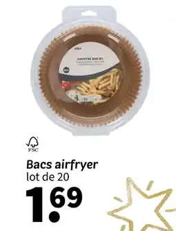 Wibra Bacs airfryer offre