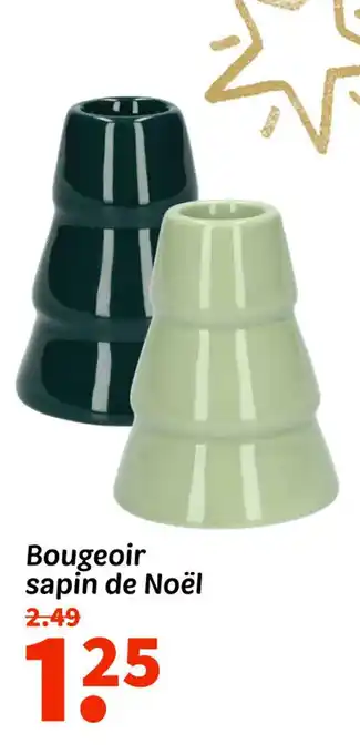 Wibra Bougeoir sapin de Noël offre