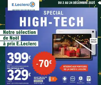 E.Leclerc Galaxy tab s10 lite sm-x400nzareub samsung offre