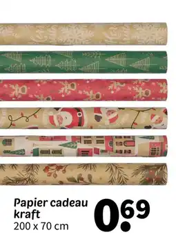 Wibra Papier cadeau kraft offre