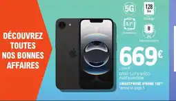 E.Leclerc Smartphone iphone 16e offre