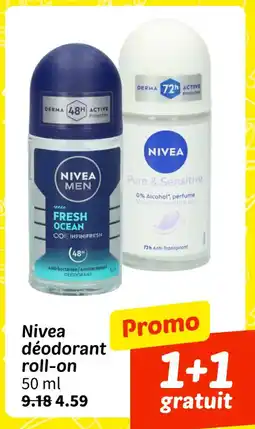 Wibra NIVEA déodorant roll-on offre