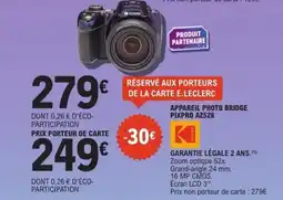 E.Leclerc Appareil photo bridge pixpro az528 offre