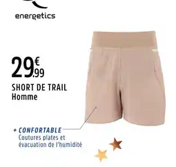 Intersport Energetics short de trail homme offre