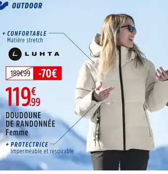 Intersport Luhta doudoune de randonnée femme offre