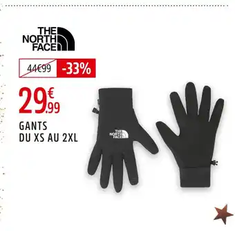 Intersport The north face gants offre