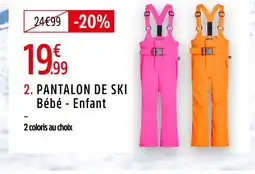 Intersport Pantalon de ski offre