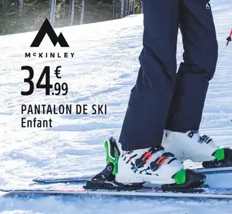 Intersport Mckinley pantalon de ski enfant offre