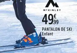 Intersport Mckinley pantalon de ski offre