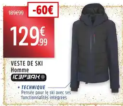 Intersport Icepeak veste de ski homme offre