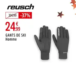 Intersport Reusch gants de ski homme offre