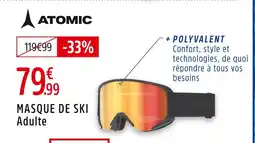 Intersport Atomic masque de ski adulte offre