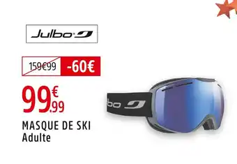 Intersport Julbo masque de ski offre