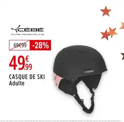 Intersport Cébé casque de ski adulte offre