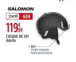 Intersport Salomon casque de ski offre