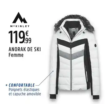 Intersport Mckinley anorak de ski femme offre