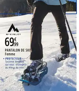 Intersport Mckinley pantalon de ski femme offre