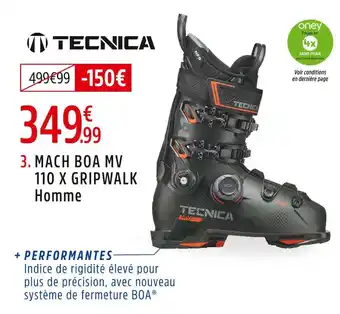 Intersport Tecnica mach boa mv 110 x gripwalk offre