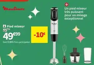 Conforama Moulinex - pied mixeur offre