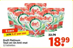 Wibra DREFT Platinum Tout-en-Un Anti-mat offre