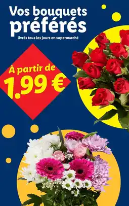 Lidl Vos bouquets préférés offre