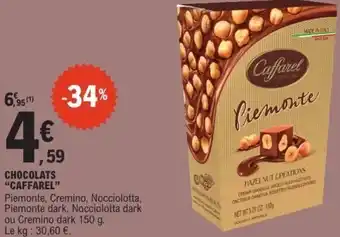 E.Leclerc Chocolats caffarel offre