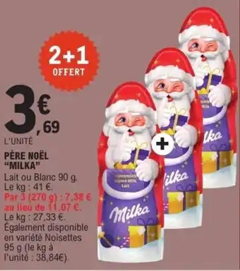 E.Leclerc Père noël milka offre