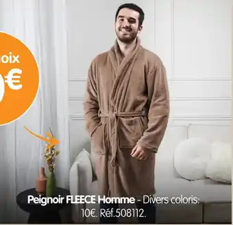 Irrijardin Peignoir fleece homme offre