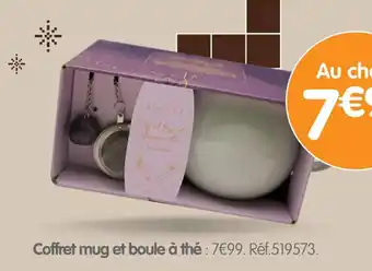 Irrijardin Coffret mug et boule à thé offre
