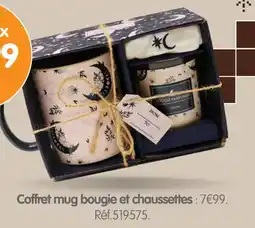Irrijardin Coffret mug bougie et chaussettes offre