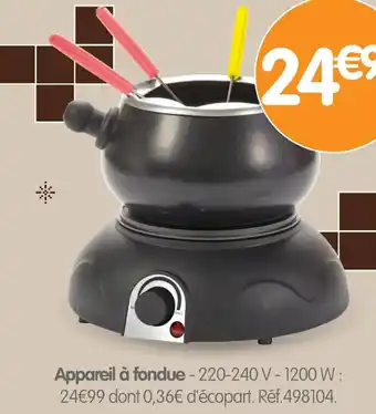 Irrijardin Appareil à fondue offre