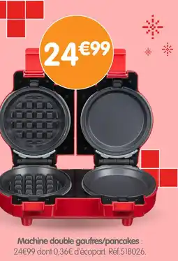 Irrijardin Machine double gaufres/pancakes offre