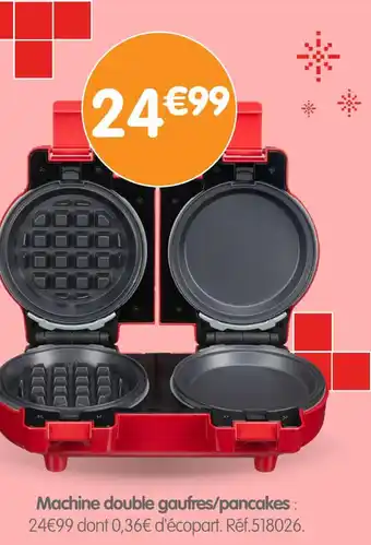 Irrijardin Machine double gaufres/pancakes offre