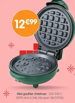 Irrijardin Mini gaufrier christmas offre