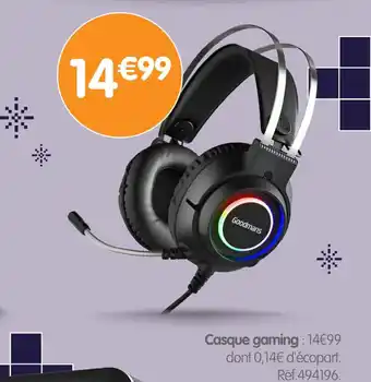 Irrijardin Casque gaming offre