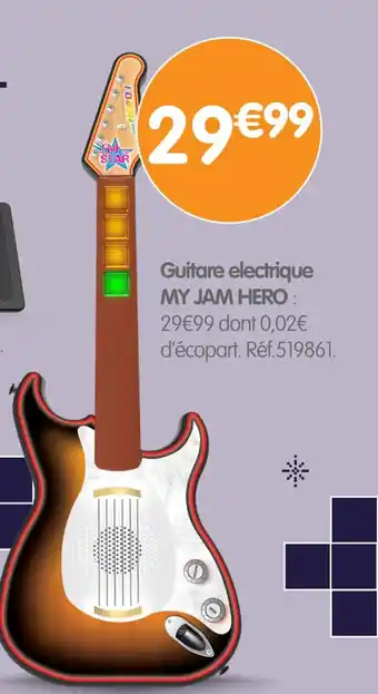 Irrijardin Guitare electrique my jam hero offre
