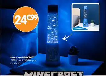 Irrijardin MINECRAFT Lampe lave offre