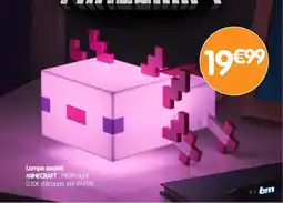 Irrijardin MINECRAFT Lampe axolotl offre