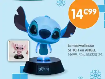 Irrijardin STITCH OU ANGEL Lampe/veilleuse offre